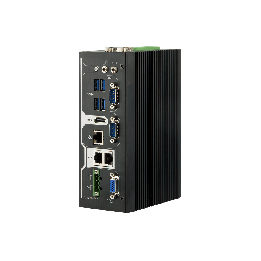 Fanless DIN-skinne Box PC med Intel Atom x7